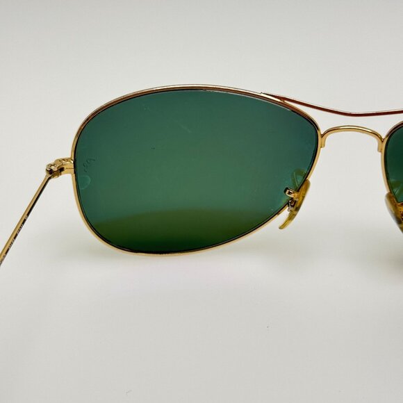 Amazon.com: Ray-Ban RB3362 Cockpit 001/51 56MM Gold/Crystal  Ray Ban Sunglasses RB 3562 001/58 Cockpit Polarzied 59-14
